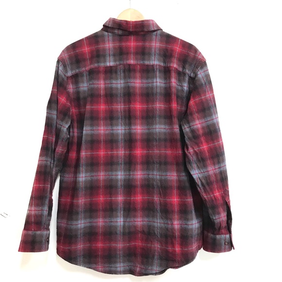 Pendleton Mason Plaid 100% Cotton Button Up Flannel (L) - Picture 5 of 8